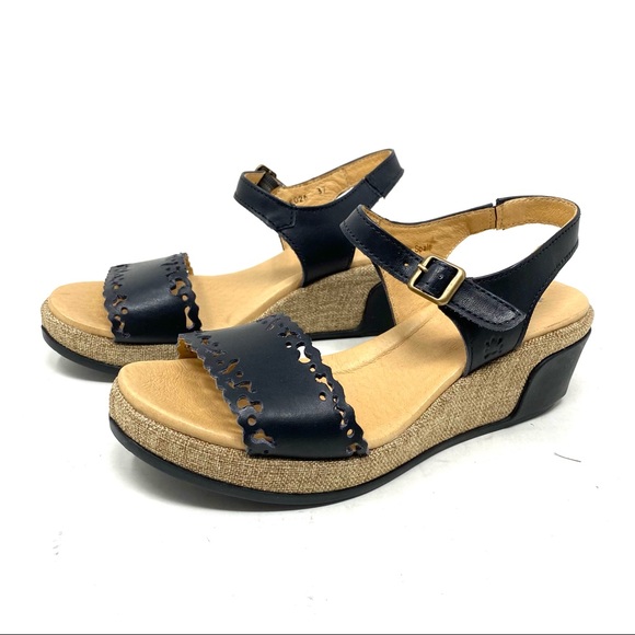 El Naturalista 5026 Leaves Leather sandals black - Picture 5 of 10